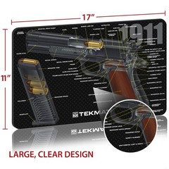 TekMat Original Gun Cleaning Mat – 17″ X 11″ – 1911 Cutaway