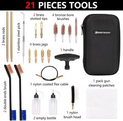 Universal Handgun Cleaning Kit .22,.357,.38,9Mm,.45 Caliber Pistol Cleaning Kit