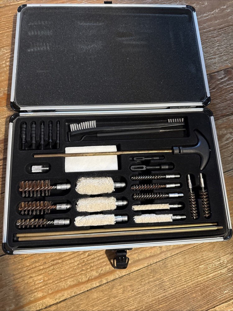 Generic Gun Cleaning Kit In Case For Various Calibers