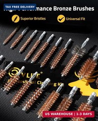 CVLIFE Gun Cleaning Kit, Rifle Cleaning Kit with Gun Cleaning Rods Brass Jags Br