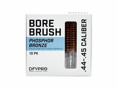 10 Pack- .44/.45 Cal Phosphor Bronze Bore Brushes for Gun Cleaning