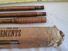 Vintage Eureka #95 3 Shotgun Cleaning Rods w/ 3 Implements, Ortginal Package