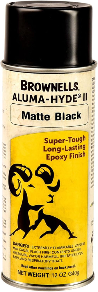 Brownells Aluma-Hyde 2 Epoxy Based Firearms Finish Aerosol Can Matte B