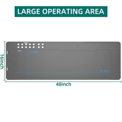 CKPART Gun Clean Mat, Magnectic Cleaning Mat for All Guns Extra Large Grey