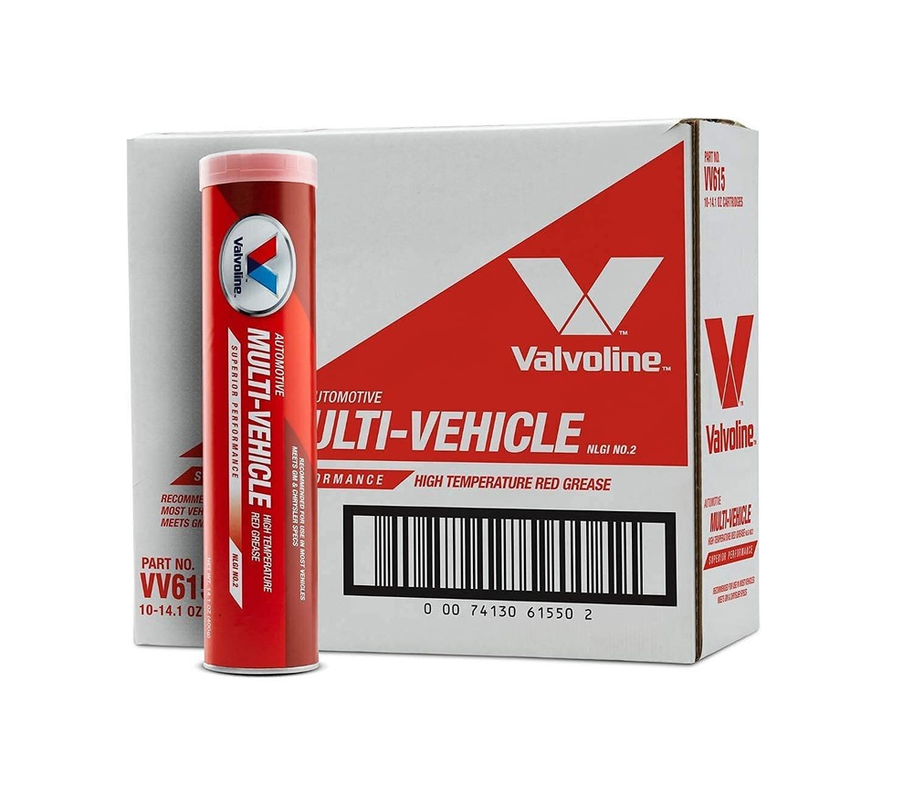 High Temp Red Machine Lubricant 14.1 OZ Cartridge Case of 10 Extreme Pressure…