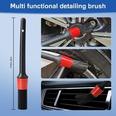 4 Pack Wheel Tire Cleaning Brush Kit Cars Motorcycles RVs Trucks Rim Hub Ultr…