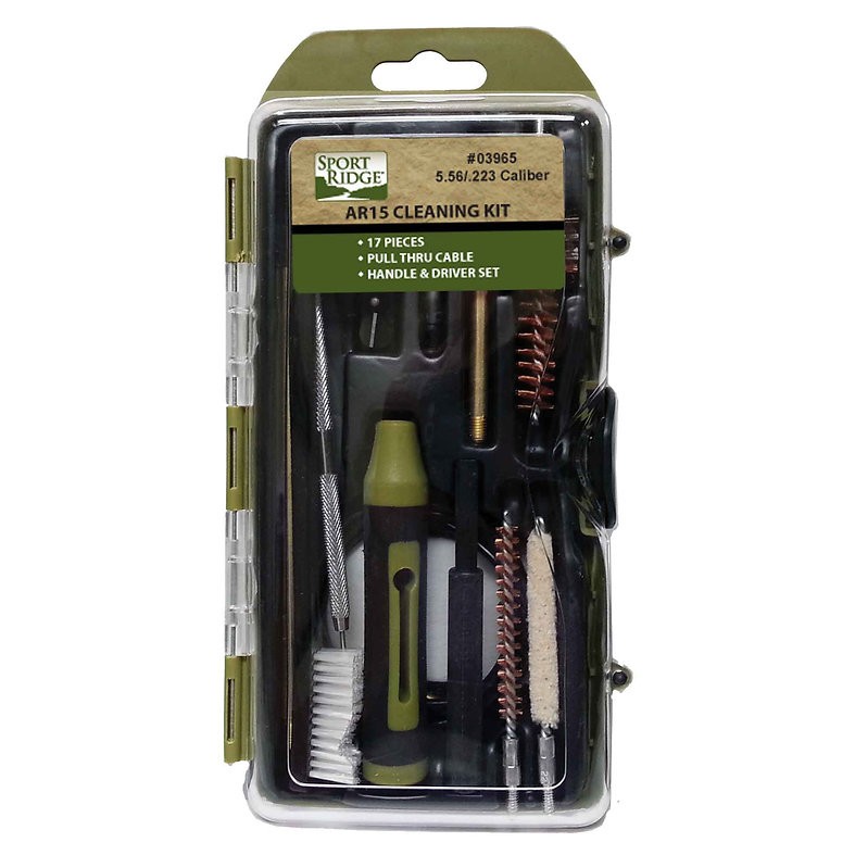 Sport Ridge 17 Piece RIFLE Cleaning Kit 5.56/.223 #03965