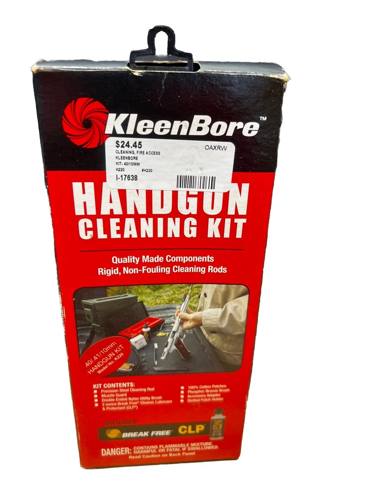Kleenbore Gun Care Classic Cleaning Kit with Storage Box K220A for 40/41/10MM