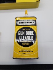 Vintage Mill Run Brite-Bore Deluxe Gun Cleaning Kit NO. 20-Rifle 22 Caliber