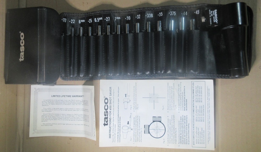 Tasco Shot Saver 30 & 35E Bore Sighter Kit