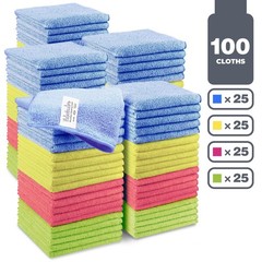 Fabricube Turkish Microfiber Cleaning Cloth Of 4 Colors 20 Polyamide For