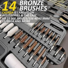 Cleaning Kit | Universal Gun Cleaning Kit for All Caliber Shotgun Pistol Rifle C
