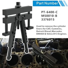 Universal Cylinder Liner Puller for Cummins CAT Mack, 3-7/8″ to 6-1/4″ Bore