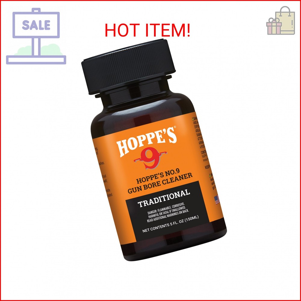 Hoppe’s No. 9 Gun Bore Cleaner, 5 oz. Bottle
