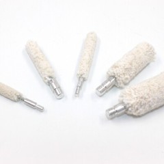 BRONZE Pistol, Rifle and Shotgun Brush AND Cotton MOP Brush 17 TO 54 CALIBER