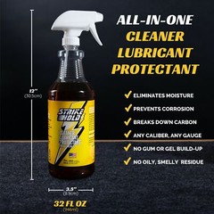StrikeHold 32oz Gun Oil Lube CLP Gun Cleaner Shotgun Rifle Pistol Gun Cleaning