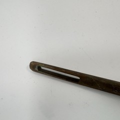 Antique Metal Gun Cleaning Rod 27″ Long Wood Handle Rare Collectible