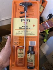 Hoppe’s Pistol Cleaning Kit .44/.45 Caliber 410 Gauge Clamshell PC045B