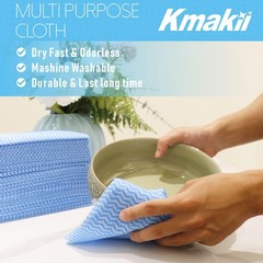 Kmakii Handi Wipe Reusable Cloths – Multi-Purpose Disposable Dish Cloths And