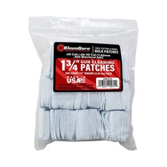 KleenBore CP17B 1-3/4″ Square Cleaning Patches for .28 – .35 Cal, 500 Pack