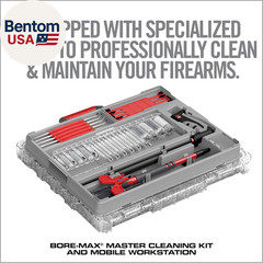 Bore-Max Master Cleaning Kit & Mobile Workstation – Gun Cleaning Kit with Brushe