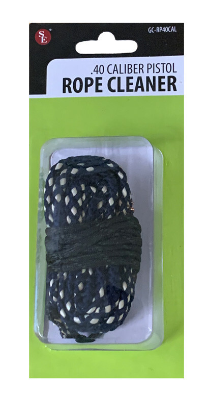 .40 Caliber Pistol Rope Cleaner Rifle Gun Cleaning