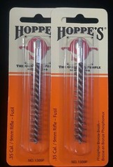 Lot of (2) Hoppe’s No. 1309P .35 Cal./9mm Phosphor Bronze Brushes *NEW*