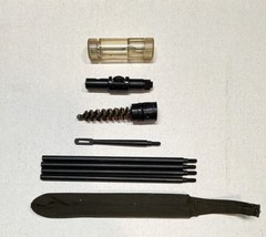 M1 Garand Gun Cleaning Kit with Rods, Bore Brush, Jag, Cloth, Case