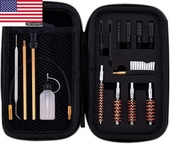 Universal Handgun Cleaning Kit .22,.357,.38,9Mm,.45 Caliber Pistol Cleaning Kit