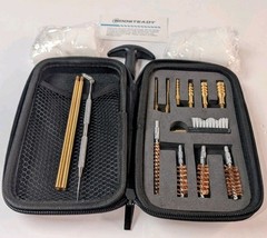 BOOSTEADY Gun Cleaning Kit w/ Case Brass Rods Brushes & Accessories