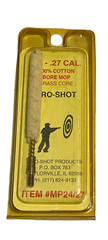 Pro Shot Bore Mop for .24 – 27 Caliber (MP24/27) 100% Cotton w/ Brass Core