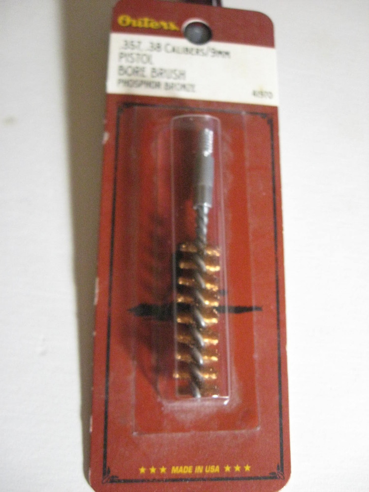 Outers 41970 Gun Bore cleaning brush .357 , .38 , .380 Cal & 9mm