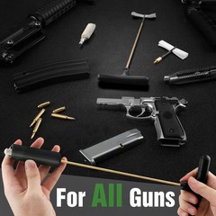 Universal Gun Cleaning Kit Pistol Shotgun Handgun Rifle Firearm w/Case