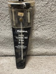 Vintage Outers Pistol Cleaning Rod & Attachments & Sleeve 38 CAL BP604