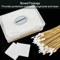 Gun Cleaning Kit Supplies – 2″X2″ Lint Free Cleaning Patches and 6″ Gun Cotton S