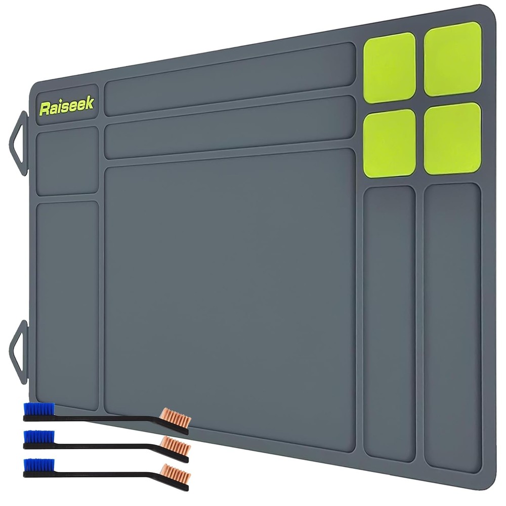 Raiseek Pistol Gun Cleaning Mat, Magnetic Gun Maintenance Mat,AntiSlip Rubber…