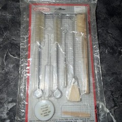 Vintage Grandwell Master Spray Gun Cleaning Kit 12 Pc Taiwan Stock 12-3741