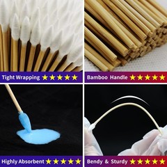 FLIDUKK Gun Cleaning Supplies 1000 PCS Patches +300PCS Pointed…