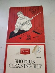 Vintage Sears Shotgun cleaning kit NOS 12-16g 20221