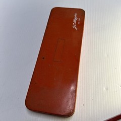 Vintage JC Higgins rifle Gun Cleaning Kit Sears Roebuck No. 2142 Red Case