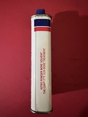 VINTAGE 4oz.BIRCHWOOD CASEY NITRO POWDER BORE SOLVENT OIL CAN HANDY OILER