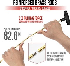 Comprehensive Gun Cleaning Set with Plastic Holder – Perfect for All Calibers