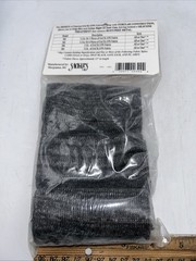 Gun Wipes Black Tubular Constructed 3 Pack Silicone Treated Fabric Sack Up New