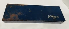 Vintage JC Higgins Gun Cleaning Kit Metal Case Sears Roebuck Bluer Solvent