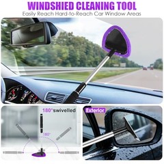 20PCS Car Cleaning Kit, Car Interior Detailing Kit with High Power Purple