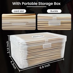 900/400PCS Double-Ended 6″ Pointed Gun Cleaning Swabs – for Precision Firearm Cl