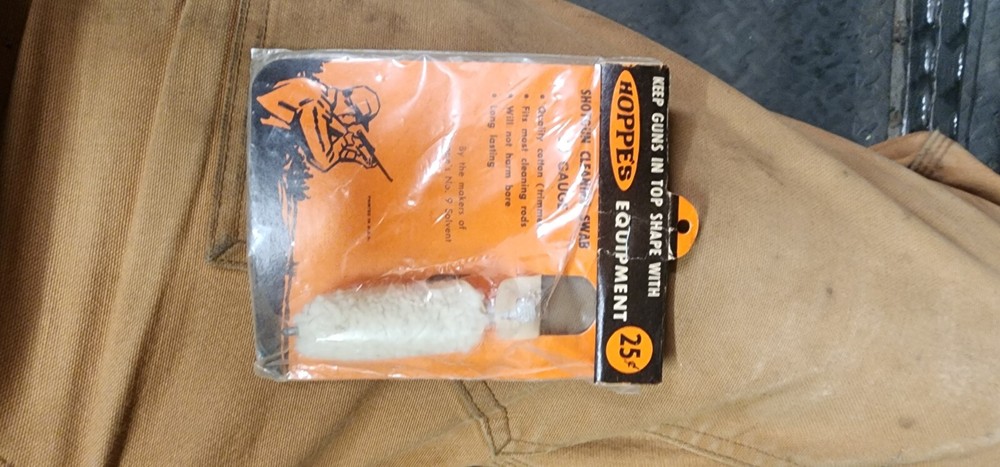 True Vintage Hoppes 20 Gauge Shotgun Cotton Swab NOS