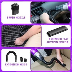 20PCS Car Cleaning Kit, Car Interior Detailing Kit with High Power Purple