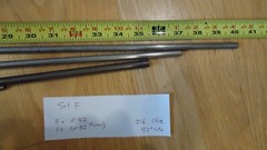 4 Loading / Range / Bench Rifle Steel Cleaning Rods Set F, Muzzleloader