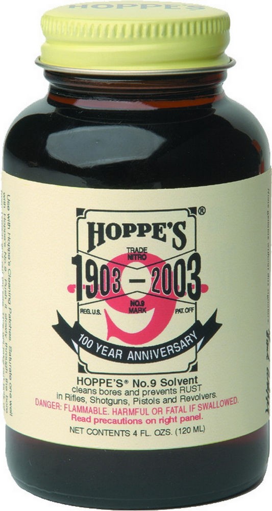 Hoppe’s No. 9 Gun Bore Cleaning Solvent 5 Ounce Bottle – 904